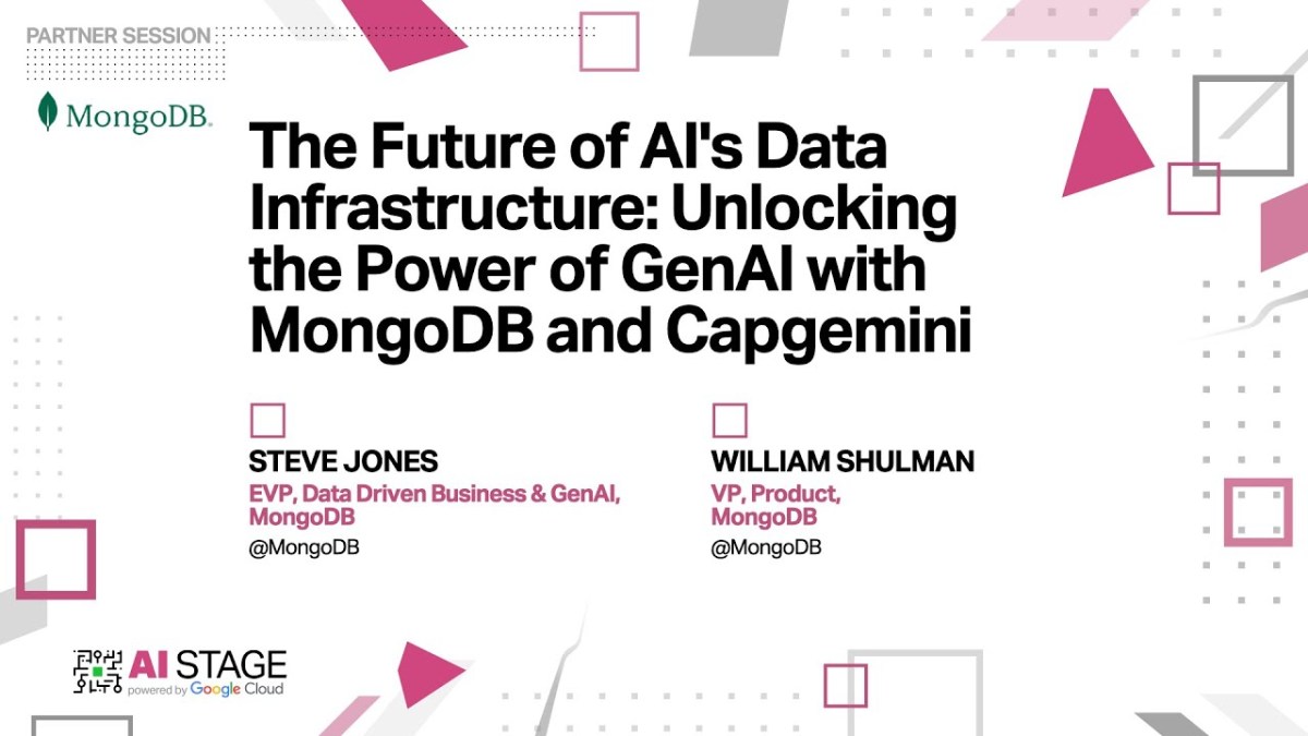 The Future of AI’s Data Infrastructure: Unlocking the Power of Gen AI with MongoDB and Capgemini