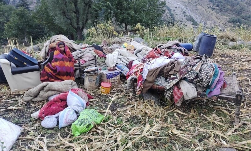 Fire destroys nine houses, shop in Neelum Valley village