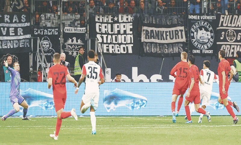 Last-gasp Marmoush earns Frankfurt draw against Bayern