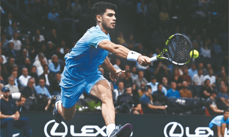 Alcaraz exits Paris Masters in thriller, Zverev through to face Tsitsipas