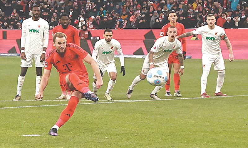 Record-breaker Kane hits back after England criticism with hat-trick for Bayern