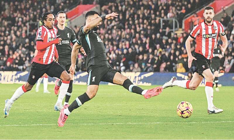 Liverpool extend lead after comeback win at Southampton