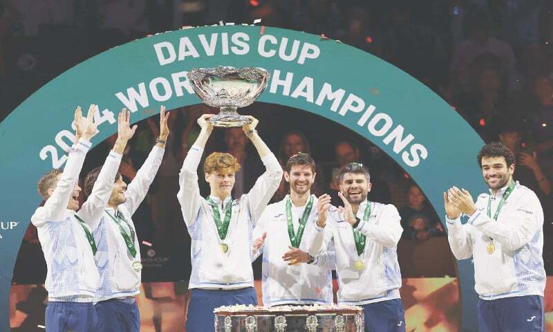 Sinner completes year  to remember as Italy retain Davis Cup