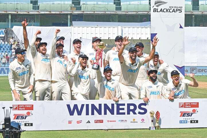 Gutsy New Zealand complete historic series sweep in India