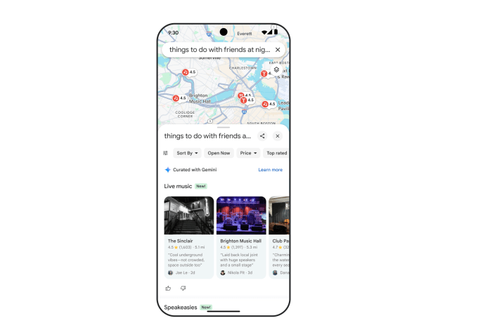 Google Maps is getting new AI features powered by Gemini