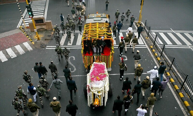 Indian state funeral for former PM Manmohan Singh