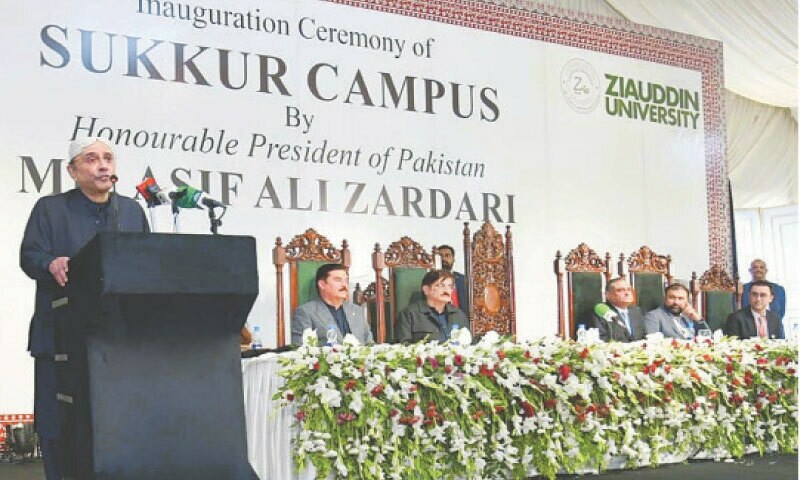 Zardari calls for raising healthcare standards in underserved areas