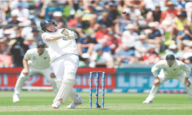 Brook smashes century to put England on top in second New Zealand Test