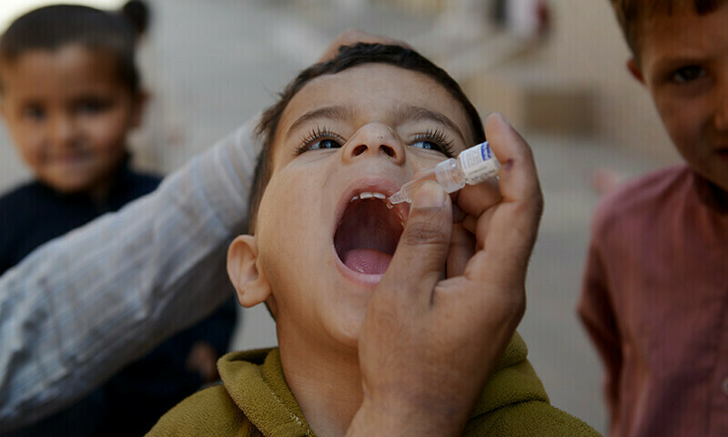 Samples from four districts test positive for polio