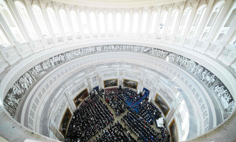 In pictures: Donald Trump sworn in as 47th president of the United States