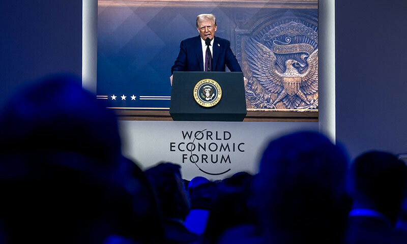 Trump tells Davos: make your products in America or pay tariffs