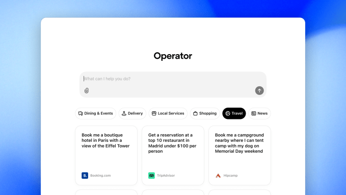 OpenAI launches Operator, an AI agent that performs tasks autonomously