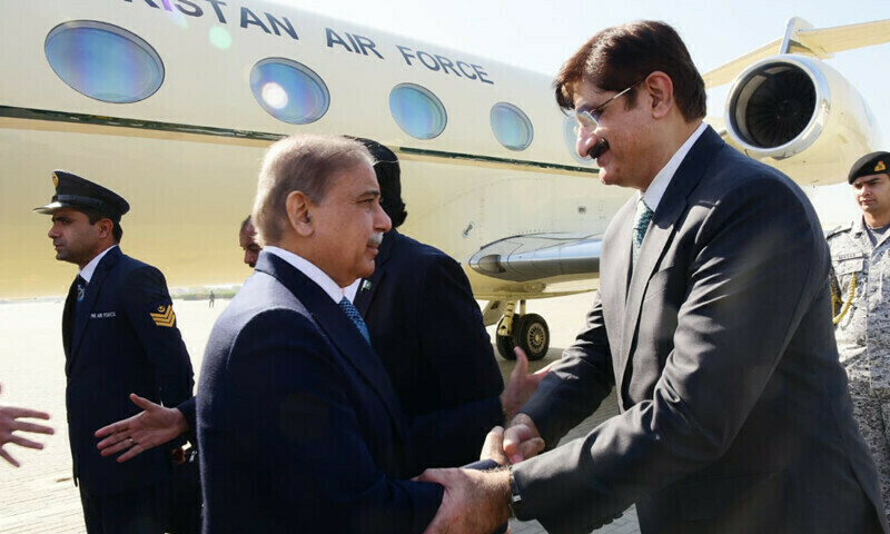 PM Shehbaz arrives in Karachi on day-long visit