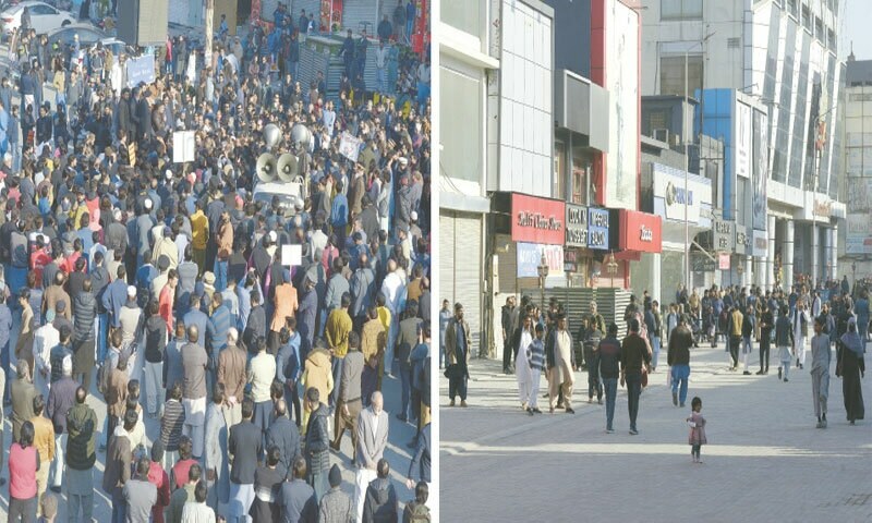 Protest against Rawalpindi’s Bank Road closure ends after RCB commits to resolve issue