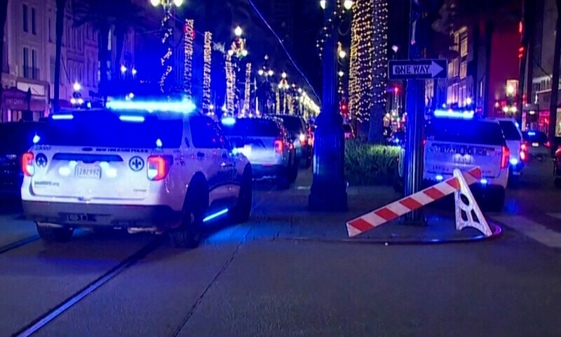 Driver kills 10 ramming truck into New Orleans crowd in New Year attack